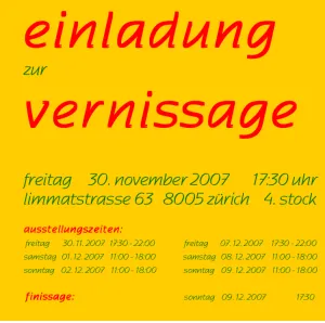 2007 dez. peter  der wolf zurich